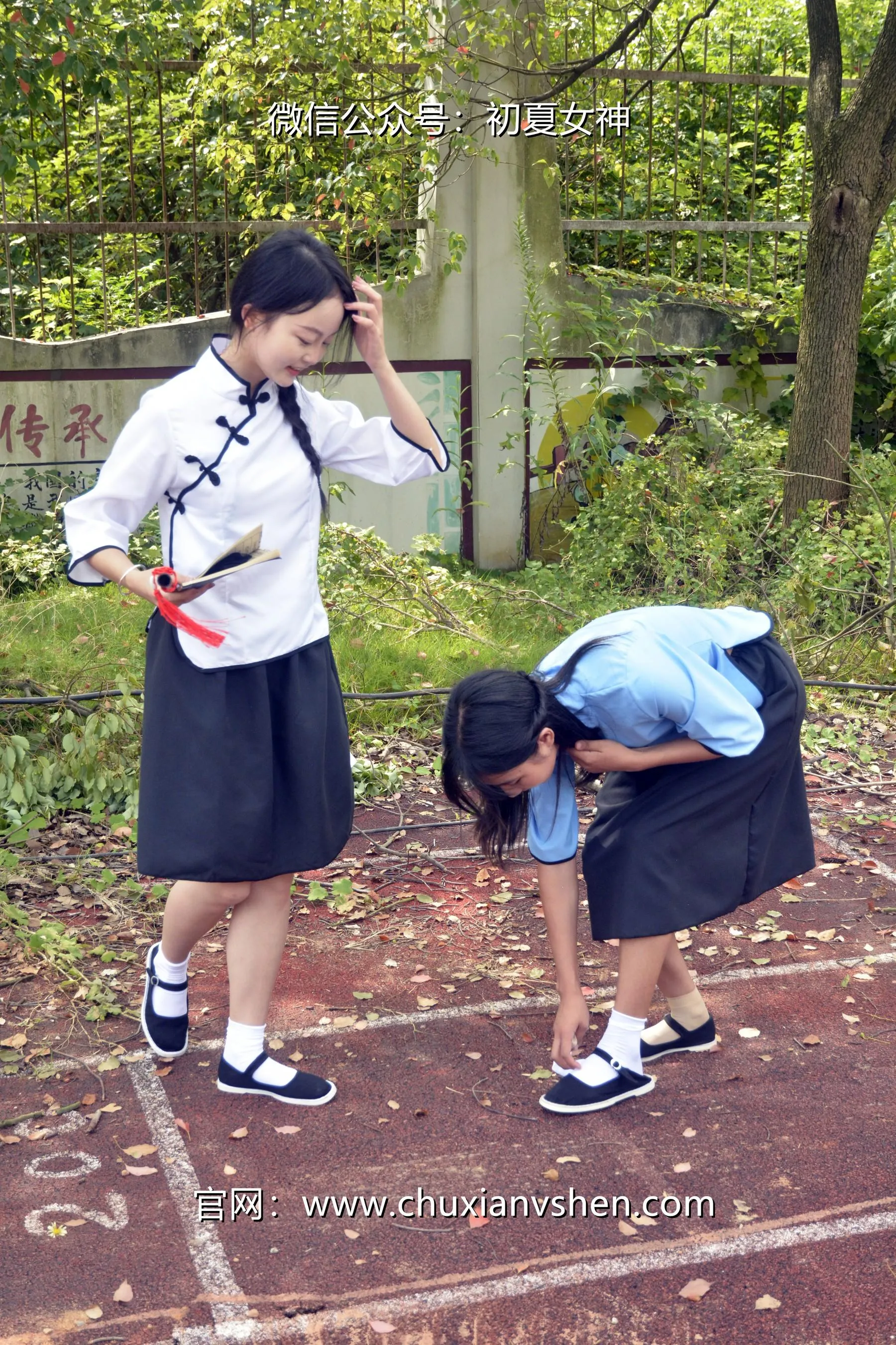 初夏女神 NO.034 点点、双双 民国姐妹 [180P]插图3